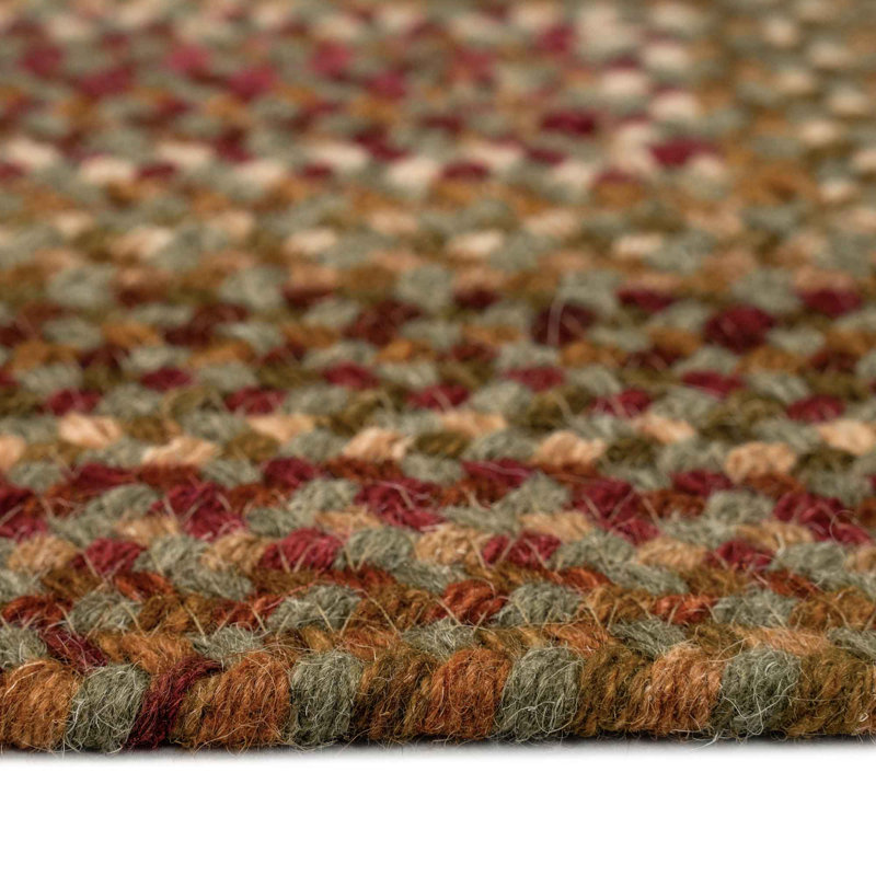 August Grove® Red/Brown/Green Rug & Reviews Wayfair